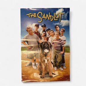 The Sandlot Movie Poster - Blue and Brown